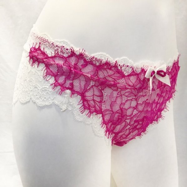 画像5: ５０％off！！ChasneyBeauty★ノーマルショーツ ピンク/アイボリー (5)