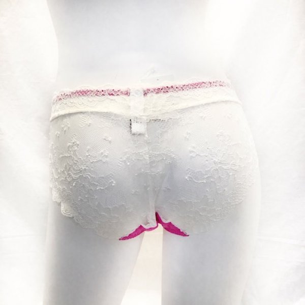 画像3: ５０％off！！ChasneyBeauty★ノーマルショーツ ピンク/アイボリー (3)