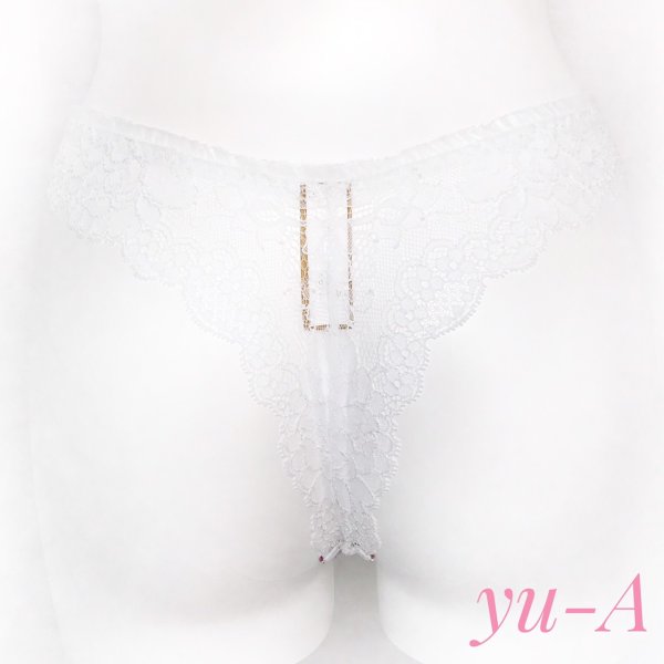 画像4: ChasneyBeauty★タンガ ホワイト/ボルドー (4)