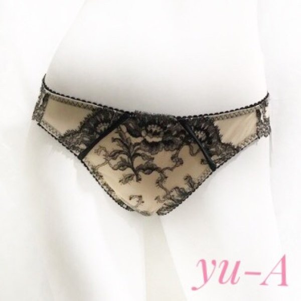 画像2: ５０％off！！ChasneyBeauty★ノーマルショーツ ベージュ/ブラック (2)