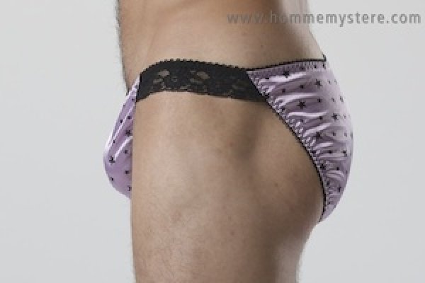 画像4: HommeMystere オムマイステール★STAR SATIN panty メンズ (4)