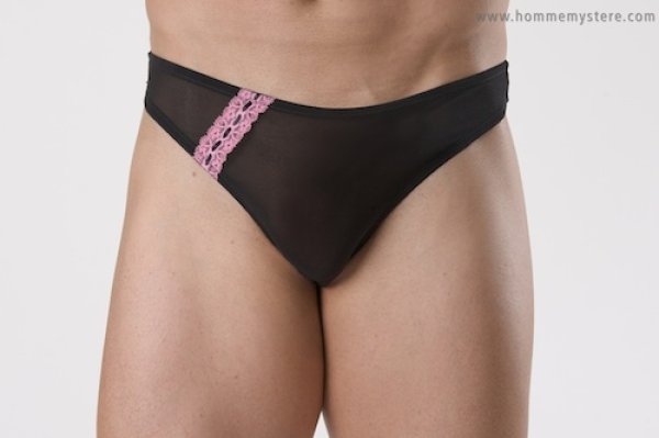 画像1: HommeMystere オムマイステール★SHEER panty brief メンズ (1)