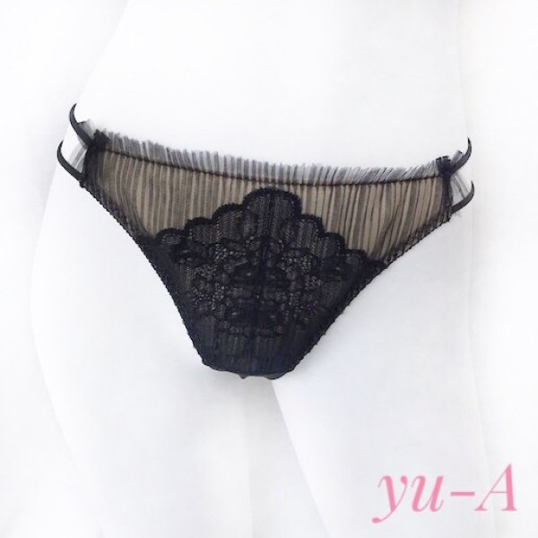 画像2: ChasneyBeauty★タンガ ブラック/ゴールド (2)