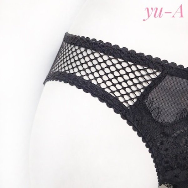 画像6: ５０％off！！ChasneyBeauty★ノーマルショーツ ブラック (6)