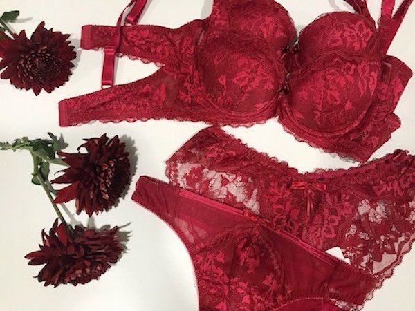 画像2: ４０％off！！ChasneyBeauty★WAKEupブラ (B〜Fカップ) ディープレッド (2)