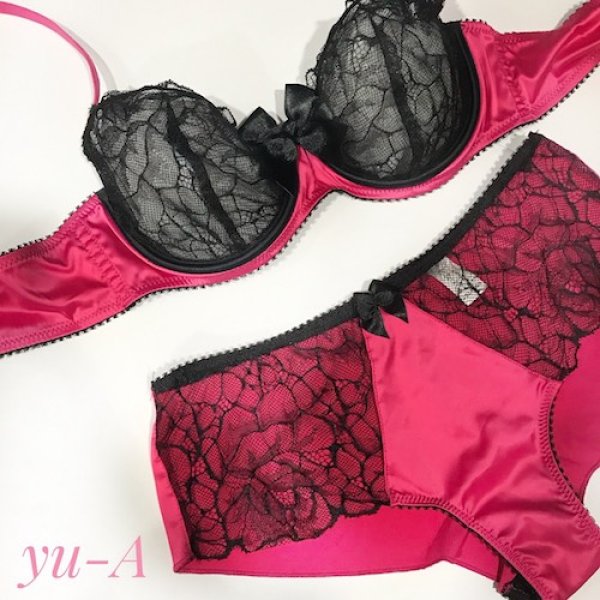 画像2: JOLIDON★PRIVATE LOVE 1枚レースブラ&ショーツセット (2)