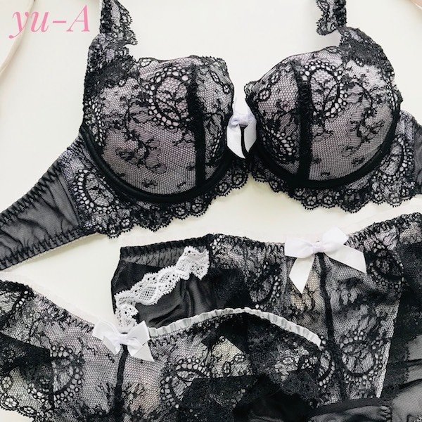 画像6: ChasneyBeauty★GLOWupブラ ブラック/ラベンダー (6)