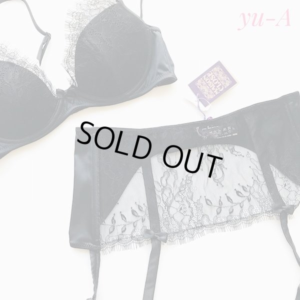 画像5: MaisonClose★VILLA SATINE ガーターベルト ブラック (5)