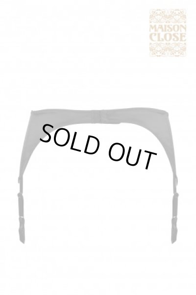 画像2: MaisonClose★VILLA SATINE ガーターベルト ブラック (2)