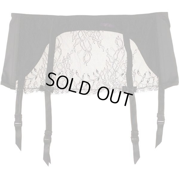 画像6: MaisonClose★VILLA SATINE ガーターベルト ブラック (6)