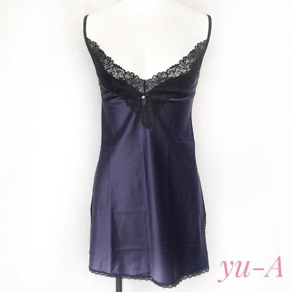 画像2: kinga★セクシースリップ バイオレット (2)