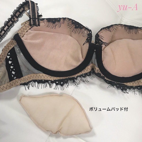 画像4: ChasneyBeauty★ブラ&タンガセット ブラック/ゴールド (4)