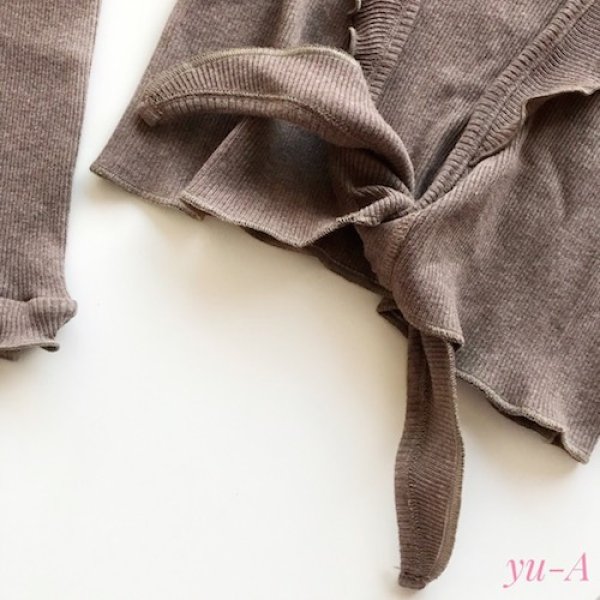 画像3: BORGOMANER★コットンカーディガン ベージュ (3)