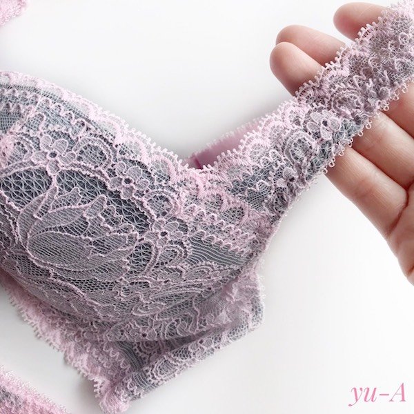 画像6: ChasneyBeauty★GLOWupブラ ピンク/グレー 85D(日本サイズD70) (6)