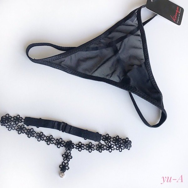 画像6: kinga★ベビードール＆タンガ＆ガーター 3点セット (6)