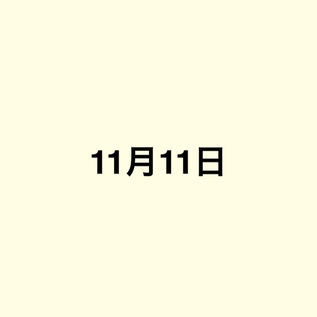 11月11日